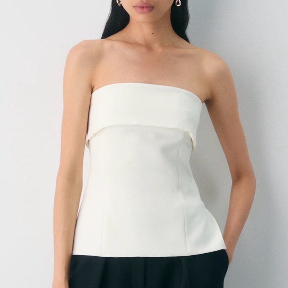 Aritzia Tops - NEW Aritzia Element Tube Top - (Re)ssential - Light Birch strapless shirt 8